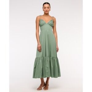 Abercrombie & Fitch Green Maxi Dress
